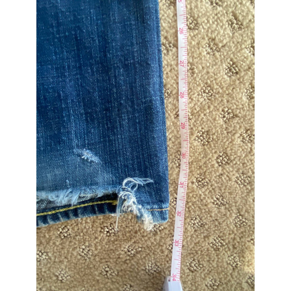 Womens Straight Leg Jeans 30 x 32 Blue Deconstructed by J Crew - Picture 15 of 15